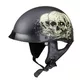 Kask motocyklowy otwarty chopper W-TEC Black Heart Rednut - Motocykl / Czarny mat