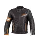 Skórzana kurtka motocyklowa W-TEC Brenerro - Black-Orange-White - Black-Orange-White