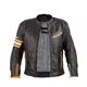 Skórzana kurtka motocyklowa W-TEC Brenerro - Black-Orange-White