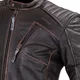 Skórzana męska kurtka motocyklowa W-TEC Embracer - Vintage ciemnobrązowy