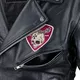 Skórzana kurtka motocyklowe W-TEC Black Heart Perfectis - Czarny