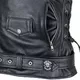 Skórzana kurtka motocyklowe W-TEC Black Heart Perfectis - Czarny