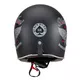 Kask motocyklowy otwarty W-TEC Black Heart Retron ∙ Vintage ∙ 1100 g ∙ ECE 22-05 - Gniewny Czarny