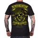 T-shirt stylowa koszulka bawełniana BLACK HEART Satan - Czarny - Czarny