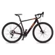 Rower elektryczny gravelowy 4EVER ENGRAVE PRO ∙ osprzęt Shimano GRX ∙ lekka waga 15,3 kg ∙ zasięg do 80 km ∙ karbonowy widelec ∙ gravel - tytan/hologram - aksamitny/metaliczny brąz