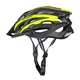 Kask rowerowy Etape Twister ∙ 25 otworów wentylacyjnych ∙ siatka na owady ∙ odpinany daszek ∙ elementy odblaskowe - czarny/żółty fluorescencyjny matowy