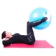 Piłka gimnastyczna z funkcją krzesła inSPORTline Top Ball 85 cm BallBase - Czerwony