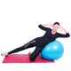 Piłka gimnastyczna z funkcją krzesła inSPORTline Top Ball 85 cm BallBase - Czerwony