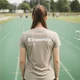 Koszulka damska inSPORTline Signature ∙ 100% bawełna ∙ wygodny krój ∙ duże logo na plecach - mocca
