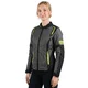 Damska letnia kurtka motocyklowa W-TEC Jelsa - szaro-fluo