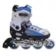 Regulowane rolki / łyżwy 2w1 Worker Nolan ∙ gumowe koła ∙ konstrukcja uniwersalna ∙ MicroLock ∙ ComfortFit - Czerwony