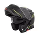 Kask motocyklowy szczękowy z blendą W-TEC Venero - Błyszczący czarno-neonowy żółty