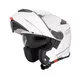 Kask motocyklowy szczękowy z blendą W-TEC Venero - Błyszczący czarno-neonowy żółty