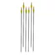 Strzały do łuku inSPORTline Petterson ∙ włókno szklane ∙ spine 700 ∙ grot stalowy 19 g ∙ do 35 lbs ∙ 6 szt.