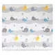 Mata składana podkładka dziecięca inSPORTline Michlino 200x180x1,2 cm ∙ z pianki XPE ∙ antypoślizgowa ∙ z torbą ∙ łatwa do czyszczenia - Miasto/Wieloryby