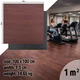 Mata ochronna inSPORTline Luxteko Flat 100x100x1,5 cm ∙ do ciężkich maszyn i hantli ∙ design drewno/marmur ∙ wysoka gęstość ∙ tłumi hałas - drewno