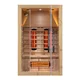 Sauna na podczerwień inSPORTline Trevirke 200 ∙ 9 promienników ∙ chromoterapia ∙ Bluetooth ∙ 65 °C ∙ sterowanie panel