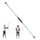 Drążek drgający (Flexi-Bar Easy) inSPORTline ∙ 160 cm ∙ włókno szklane ∙ niska trudność ∙ wzmacnia plecy, brzuch, mięśnie - Czarny - Czarny