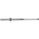 Gryf prosty gwintowany inSPORTline RB-47T 120 cm ∙ 30 mm ∙ 200 kg ∙ chromowany z zaciskami ∙ stal chromowana