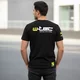 Koszulka bawełniana W-TEC Signature ∙ T-shirt ∙ z akcentem moto ∙ wygodna ∙ oddychający materiał ∙ luźny krój - Czarny
