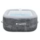 Dmuchane jacuzzi inSPORTline Kamilia 155x155x65 cm ∙ 110 dysz ∙ masaż bąbelkowy ∙ podgrzewanie ∙ filtracja ∙ system samopompujący