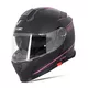 Kask motocyklowy szczękowy z blendą W-TEC Venero - Błyszczący czarno-neonowy żółty