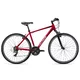Męski rower crossowy Cyclision Zodin 5 MK-II 28" ∙ napęd Shimano 21 biegów ∙ amortyzowany widelec ∙ rama aluminiowa ∙ V-brake - Azure Steel - Red Soul