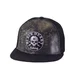 Czapka z daszkiem Black Heart Bastard Skull Trucker ∙ siatka ∙ regulowana ∙ bejsbolówka - khaki-czarny